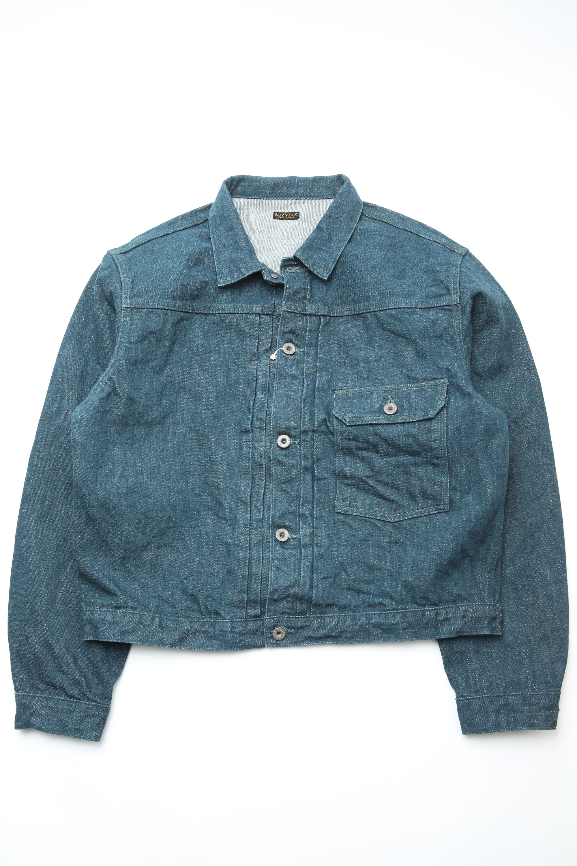 Kapital No.4 Plant Dyed Denim 1st Jacket | Garmentory
