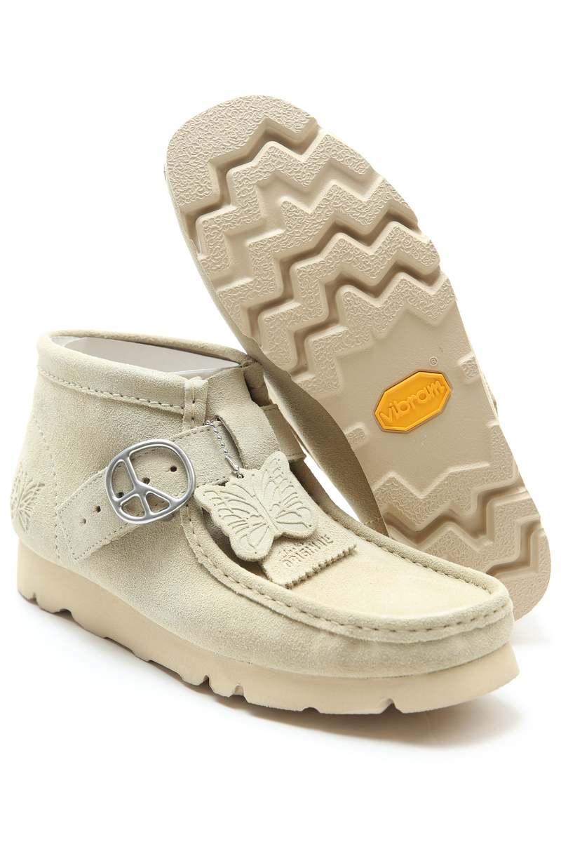 Needles x Clarks - Wallabee Strap Boots - Black | Nepenthes