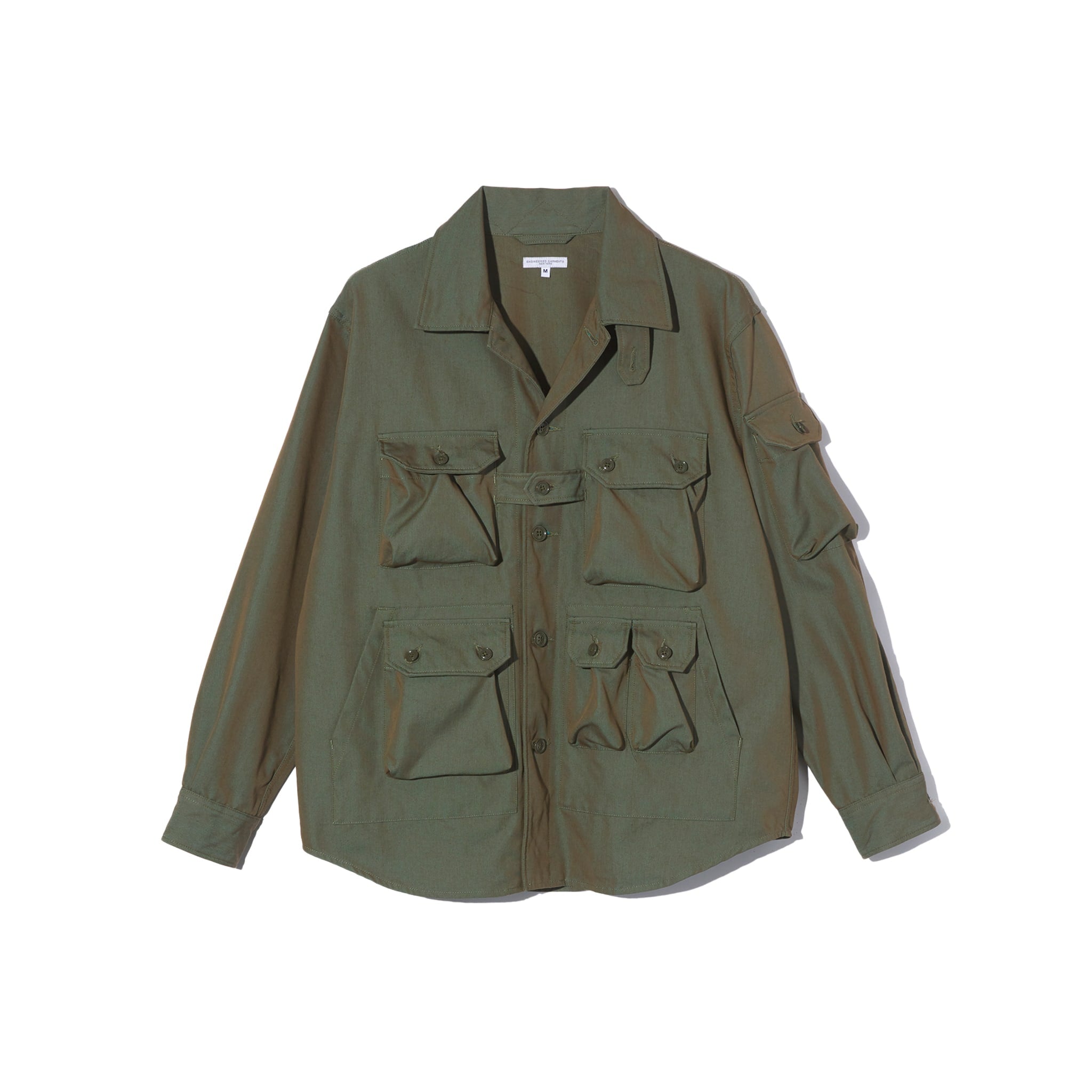 Engineered Garments Explorer Shirt Jacket - Olive PC Iridescent 