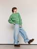 JW ANDERSON Cotton Nylon Space Dye Jumper - Apple - Thumbnail 4