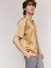Ernest W. Baker Gold Short Sleeve Bowling Shirt - Thumbnail 4