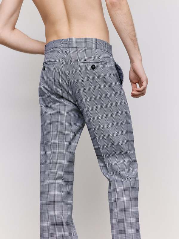パンツ 20SS ERNEST W. BAKER FLARETROUSERS GRAY ERNEST W. BAKER Gray Flare Trousers | REVERSIBLE