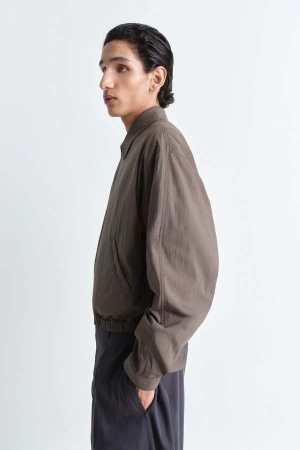 Lemaire Zipped Blouson - Walnut | Garmentory