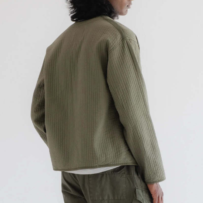 Eat Dust Baseball Cardigan - Litchen