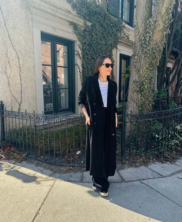 CLEMENTINE'S Joseph Milano Knitted Wool Coat - Black