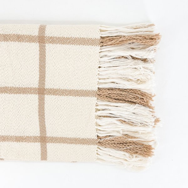 Minna Goods Louise Throw - Oat