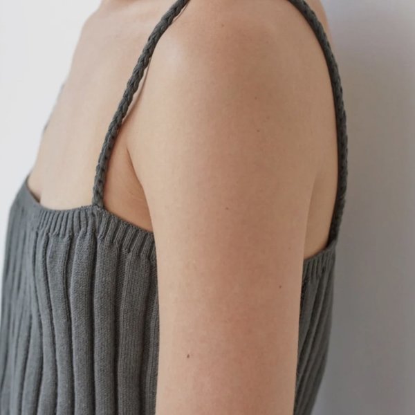 Wol Hide Rib Cami - Ecru Wol Hide Rib Cami - Ecru