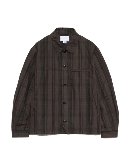 ナナミカ　nanamica Band Collar Stripe Jacket NANAMICA--BAND-COLLAR-STRIPE-