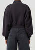 AGOLDE Asta Zip Sweatshirt - Washed Black - Thumbnail 3
