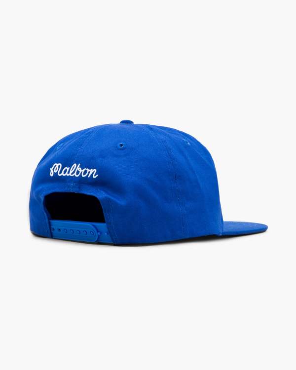 MALBON GOLF M Script Chainstitch Painter Hat - Blue | Garmentory