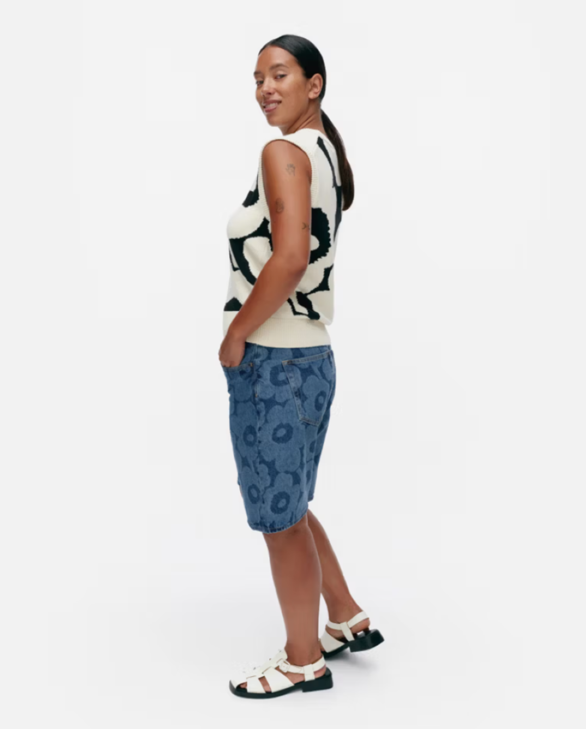 Marimekko Maridenim Jean Shorts - Image 3 of 9