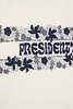 PRESIDENTS Flower T-Shirt - Ecru And Blue - Thumbnail 2