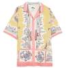 PRESIDENTS Reef New York Map Shirt - Yellow Popeline - Thumbnail 1