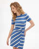 Tanya Taylor Cody Dress - French Blue/Cream Wide Stripe - Thumbnail 5
