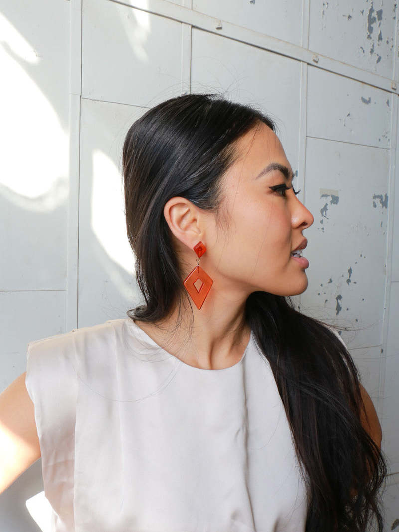 Fair Anita Clementine Rhombus Earrings