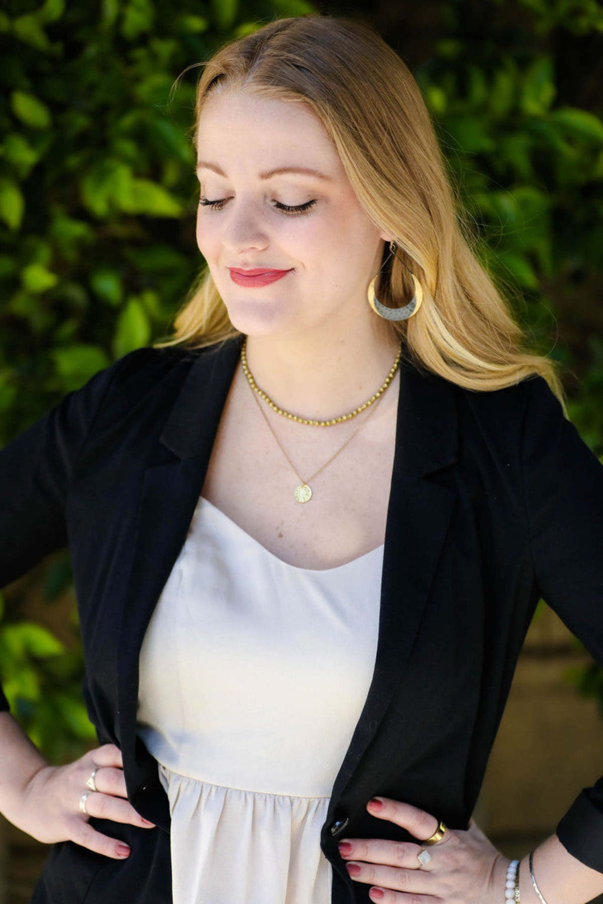 Fair Anita Crescent Loop Earrings - Image 3 of 6