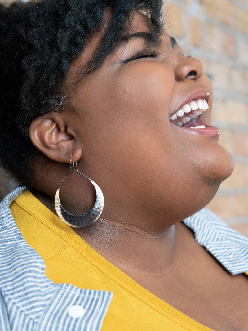 Fair Anita Crescent Loop Earrings