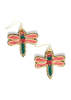 Fair Anita Dragonfly Beaded Earrings - Thumbnail 3