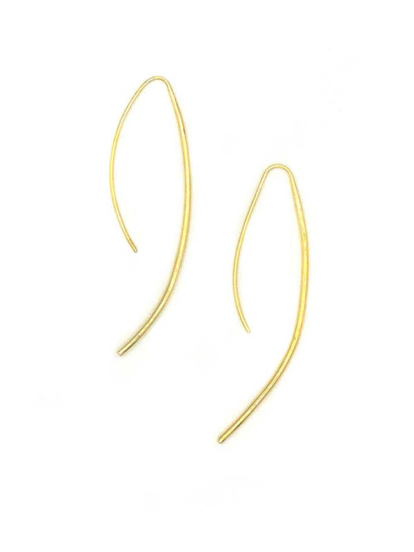 Fair Anita Elegant Curve Drop Earrings