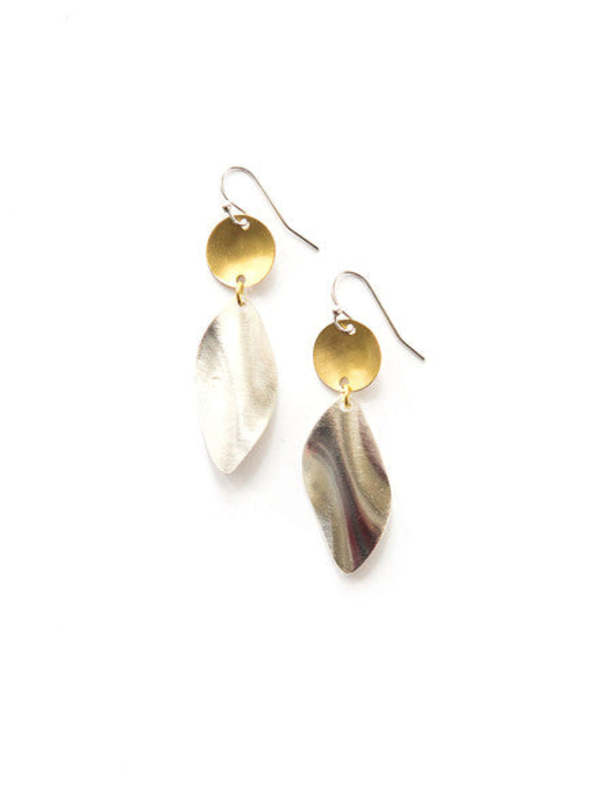 Fair Anita Mixed Metal Twist Earrings