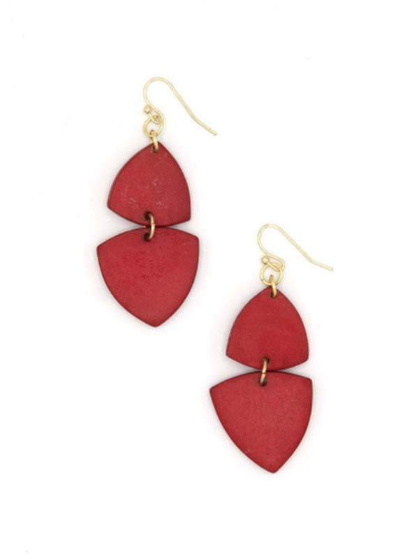 Fair Anita Modern Poppy Dangle Earrings