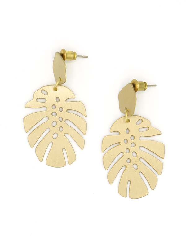 Fair Anita Monstera Studs