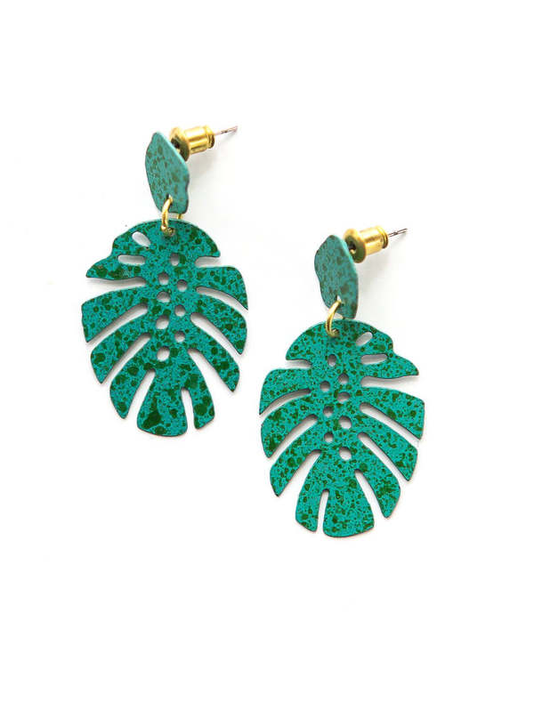 Fair Anita Monstera Studs