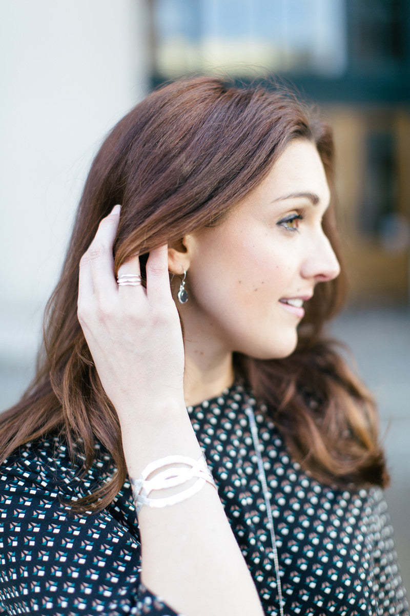 Fair Anita Reflection Sterling Earrings - Labradorite