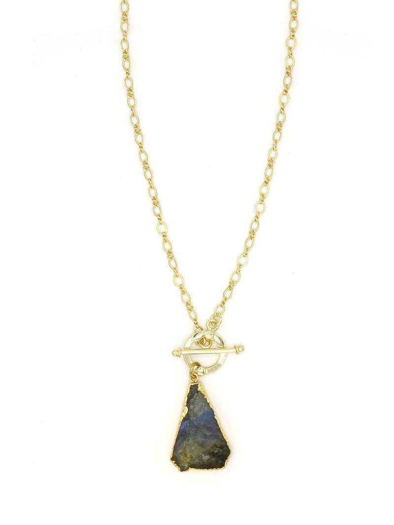 Fair Anita Simple Luxury Necklace - Labradorite