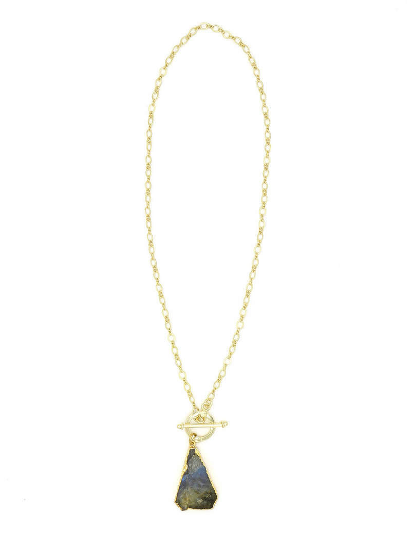 Fair Anita Simple Luxury Necklace - Labradorite