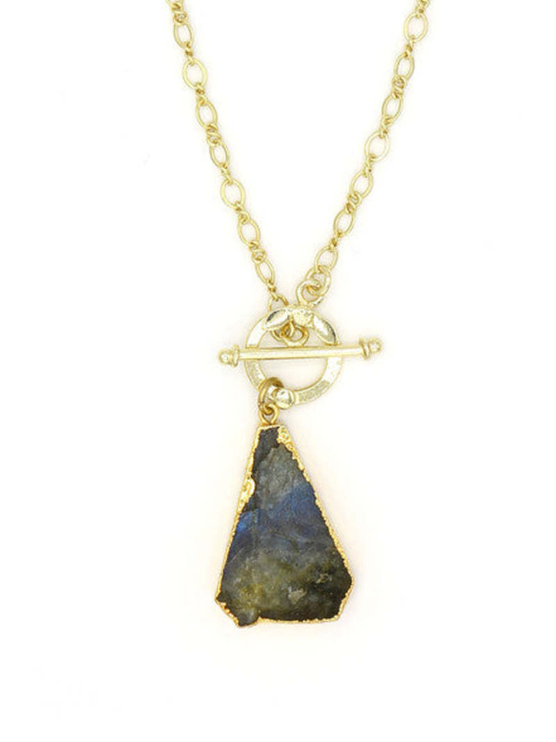 Fair Anita Simple Luxury Necklace - Labradorite