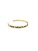 Fair Anita Speak The Truth Quote Cuff - Brass/Silver - Thumbnail 9