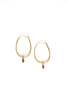 Fair Anita Sunshine Stone Hoop Earrings - Thumbnail 8