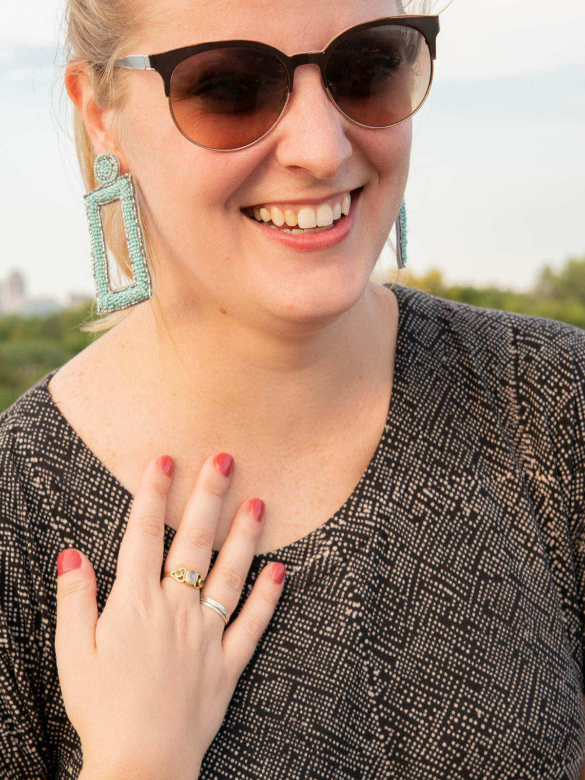 Fair Anita Triple Harvest Stone Ring - Image 3 of 4