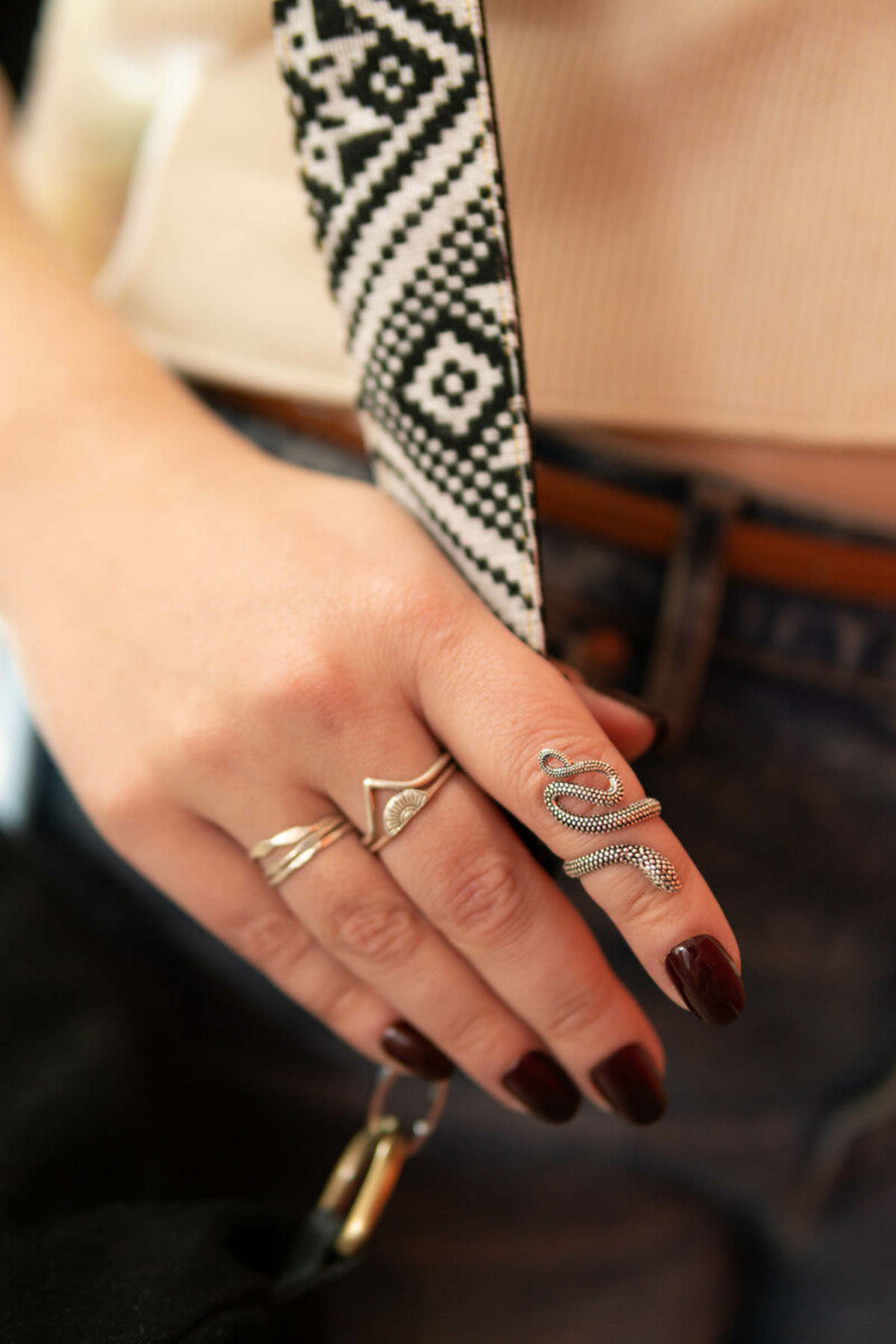 Fair Anita Viper Snake Ring - Image 2 of 9