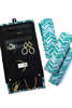 Fair Anita Wayfarer Jewelry Roll Travel Case - Chevron - Thumbnail 1