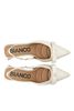 BIANCO Biamaralyn Bow Slingback Satin Heels - Off White - Thumbnail 5