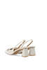 BIANCO Biamaralyn Bow Slingback Satin Heels - Off White - Thumbnail 6