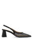 BIANCO Biamaralyn Mesh Slingback Heels - Thumbnail 3