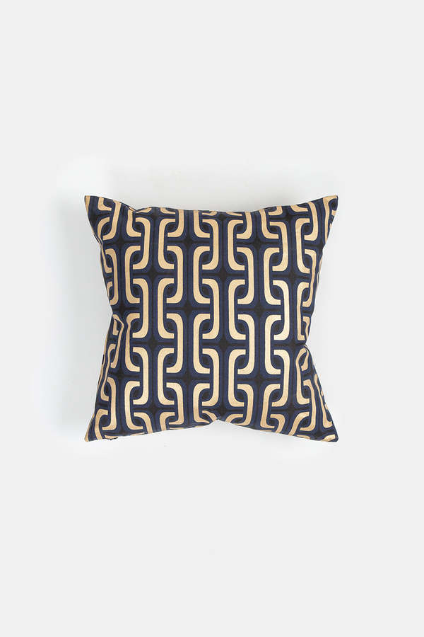 Erica Tanov Cotton Throw Pillow - Midnight Super 1965