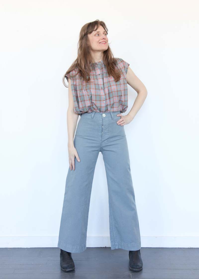Jesse Kamm Sailor Pant - Shark Jesse Kamm Sailor Pant - Shark
