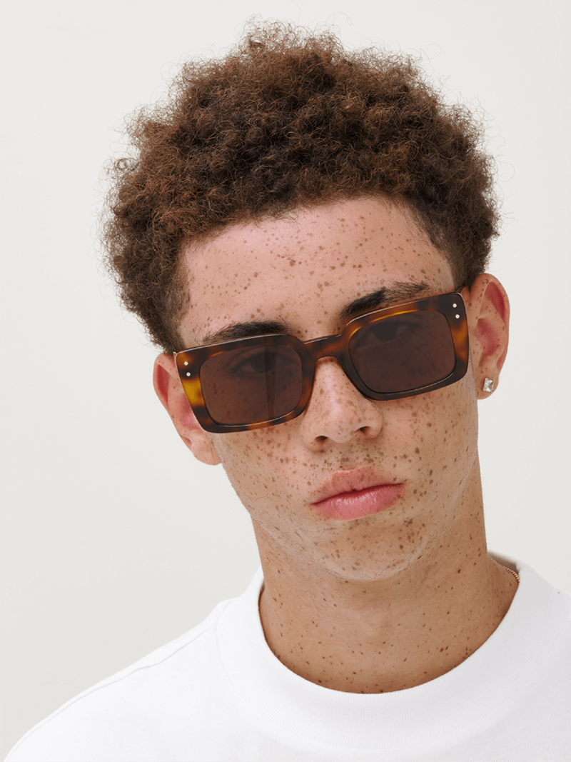 MESSY WEEKEND Anna Sunglasses - Tortoise/Brown