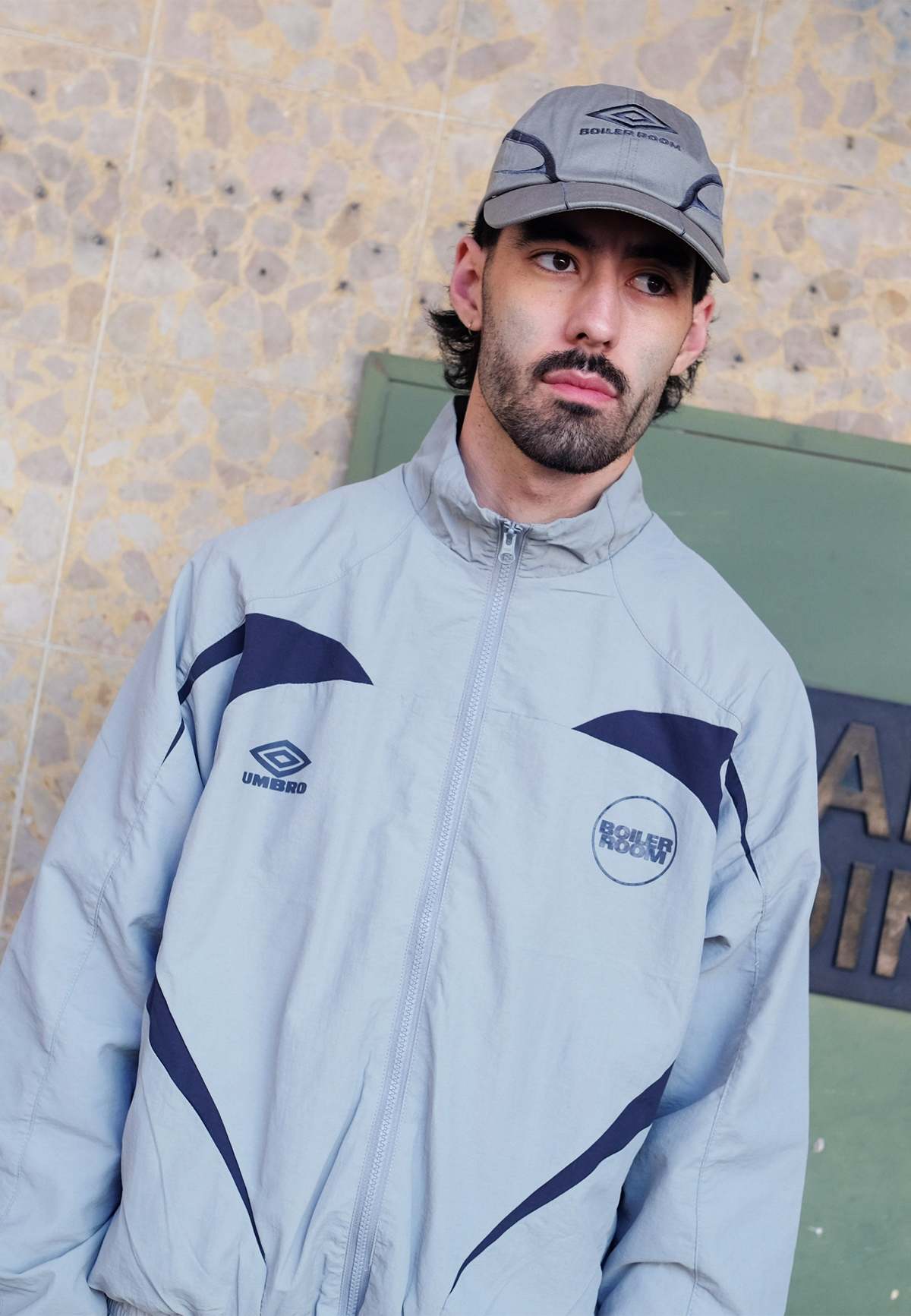 Boiler Room x Umbro Cap Grey - BOILER ROOM