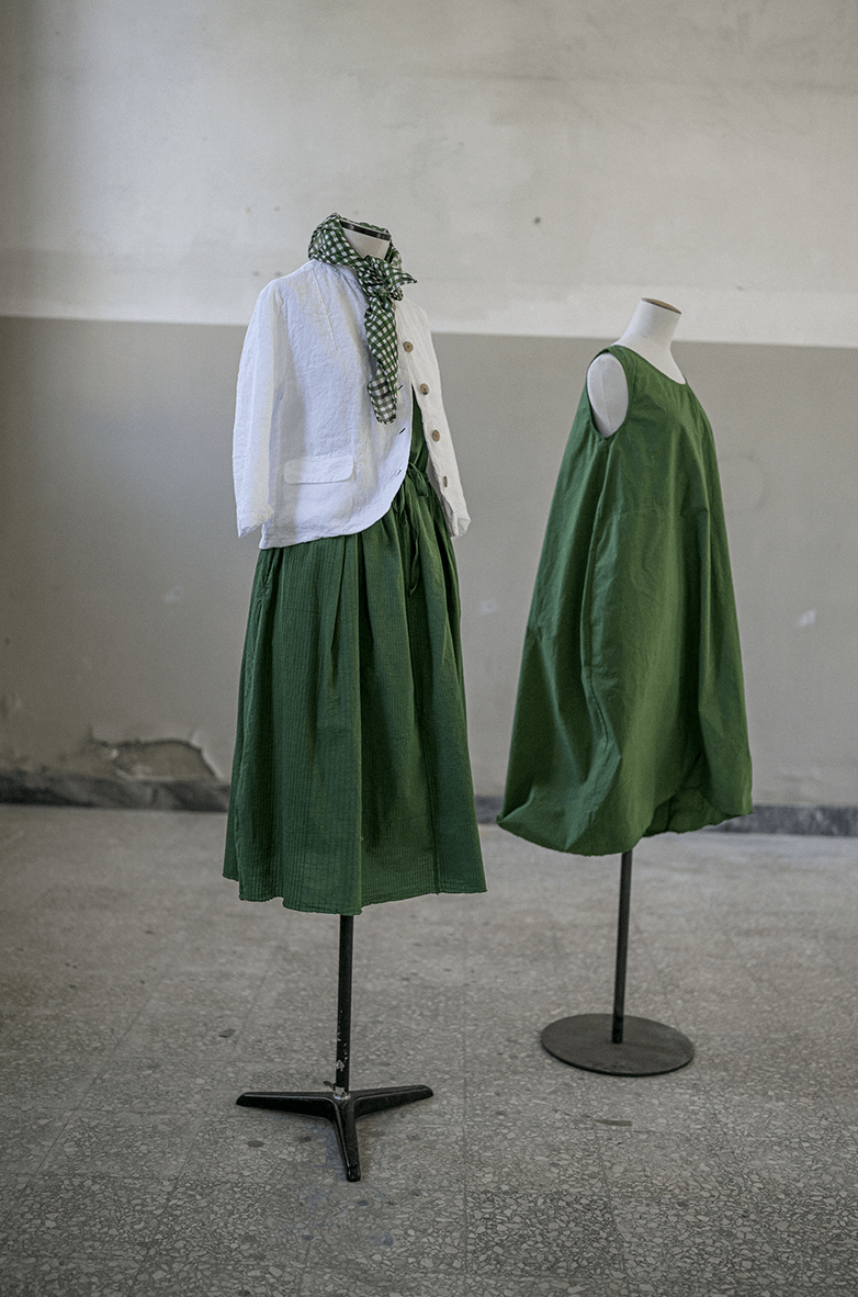 ジャケット・アウター [H+HANNOH WESSEL) WESSEL LINEN JACKET H+