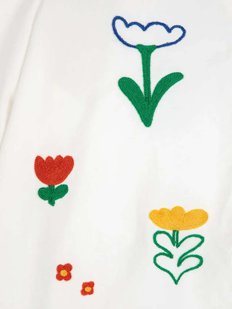Bobo Choses Garden Embroidery Tie Blouse Bobo Choses Garden Embroidery Tie Blouse