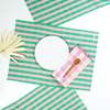 Archive New York Flora Stripe Placemat - Thumbnail 1