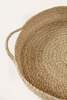 Indego Africa Braided Raffia Tray - Natural - Thumbnail 2