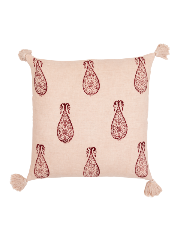Alamwar Samodh Decorative Pillow Cover - Plum Alamwar Samodh Decorative Pillow Cover - Plum