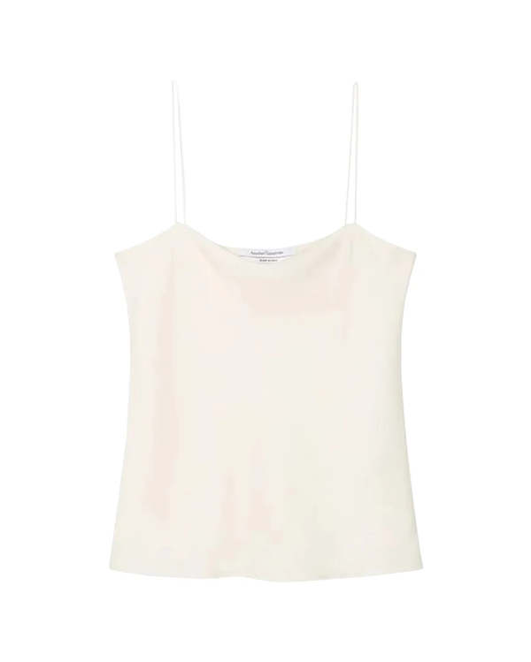 Another Tomorrow Silk Camisole - Off White