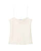 Another Tomorrow Silk Camisole - Off White - Thumbnail 1